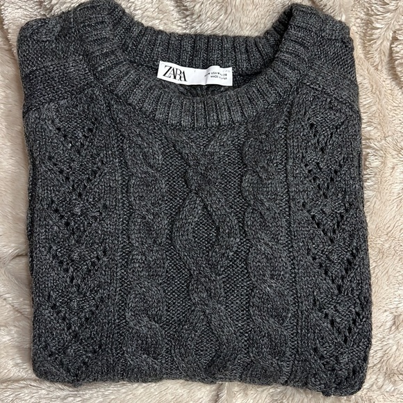 ZARA Cable Knit Sweater - Picture 7 of 7
